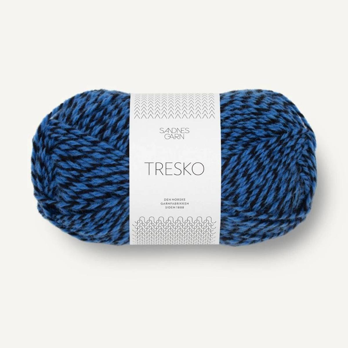 6080 Blå/Svart - Tresko