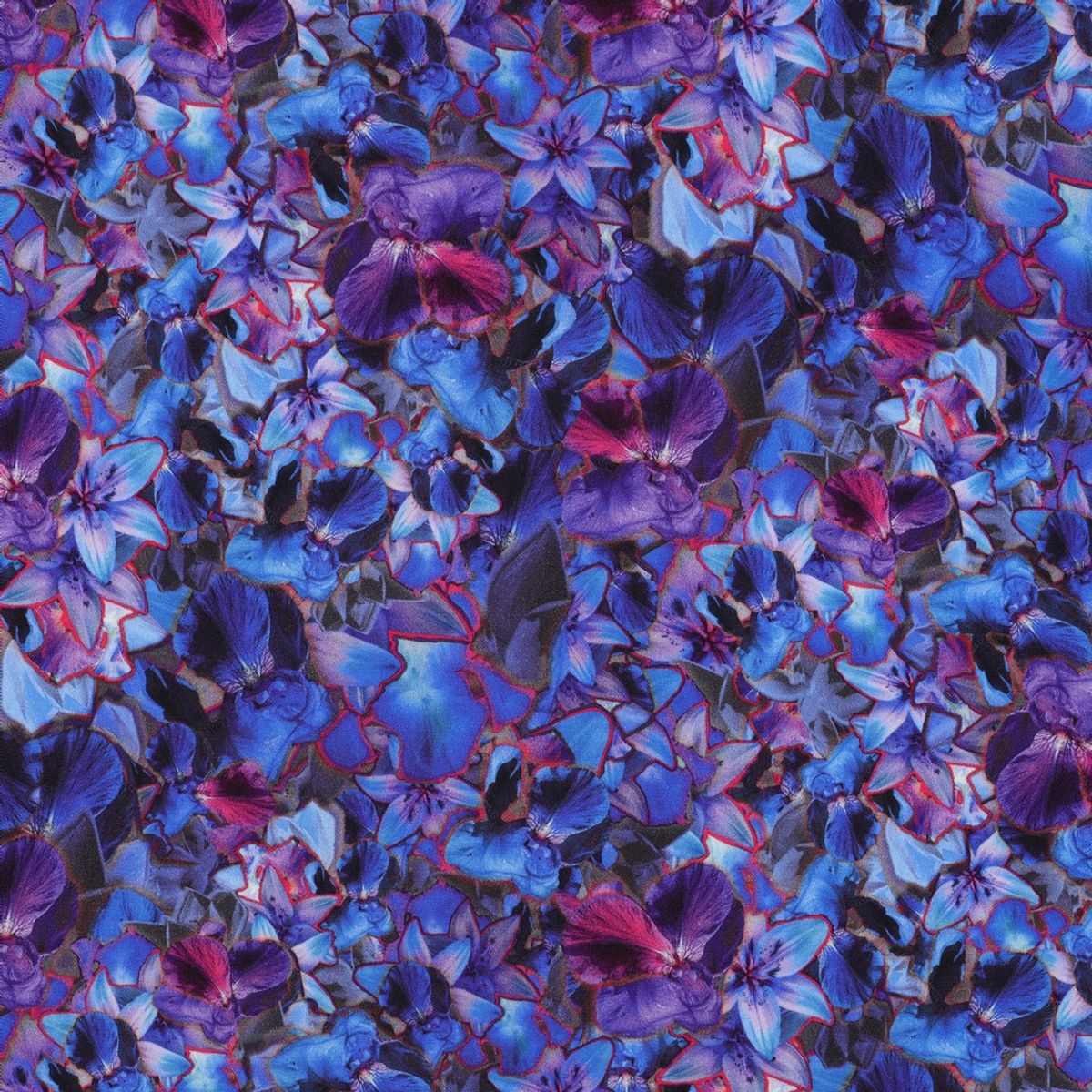 1 meter - Rosella - Vevd Viskose med stretch