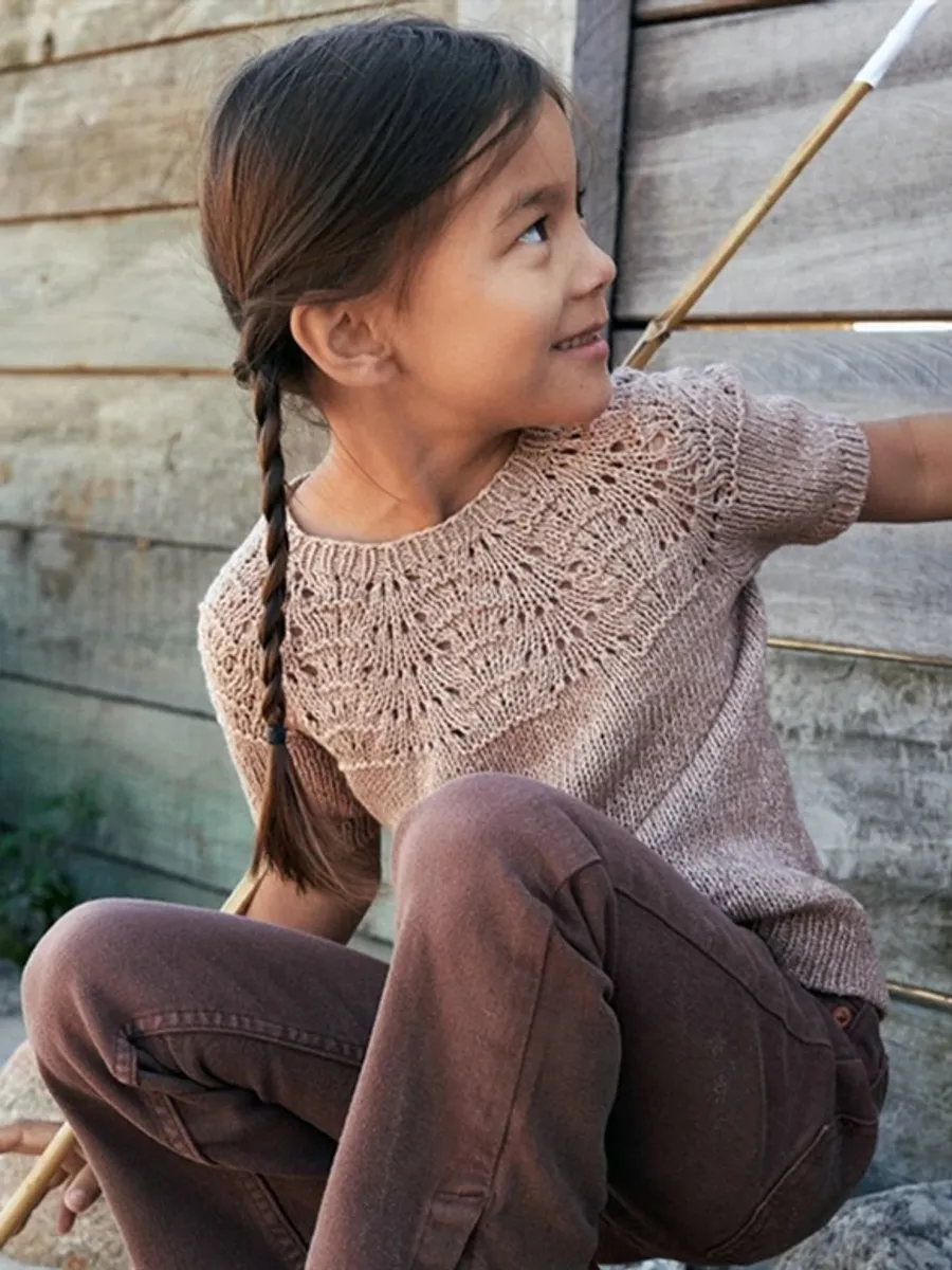 Le Knit, Lille Peacock Tee - Lene H. Samsøe