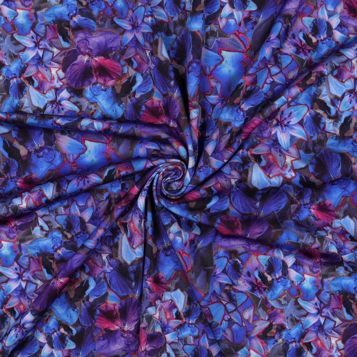 1 meter - Rosella - Vevd Viskose med stretch